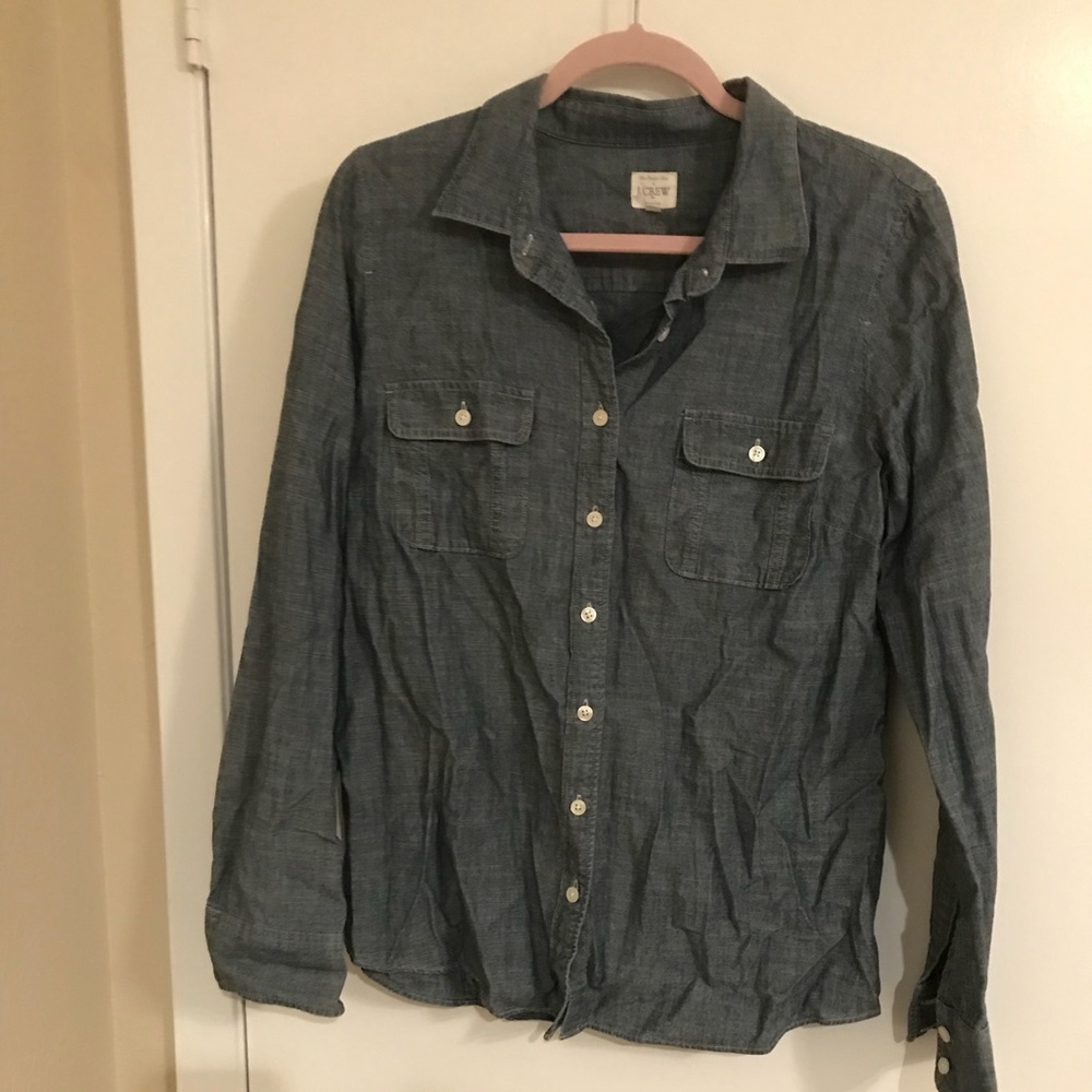 Jcrew denim button down