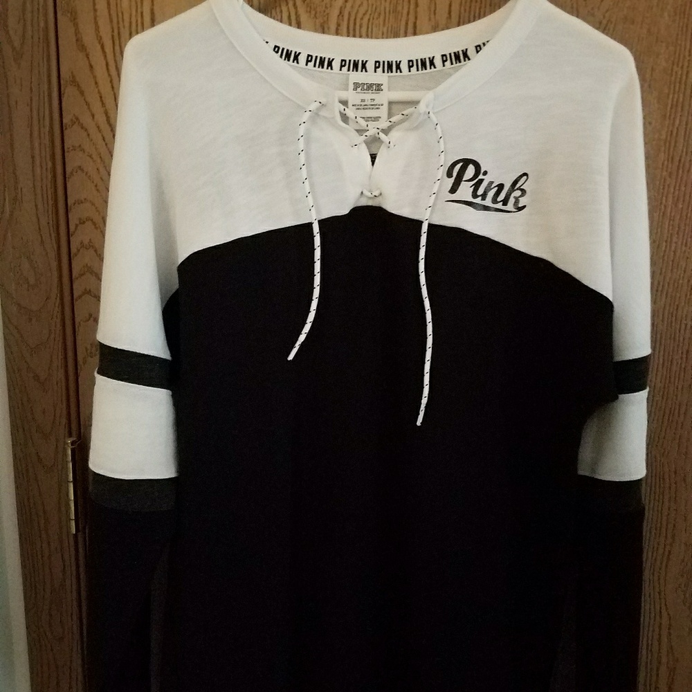 NEW PINK Varsity Sweater