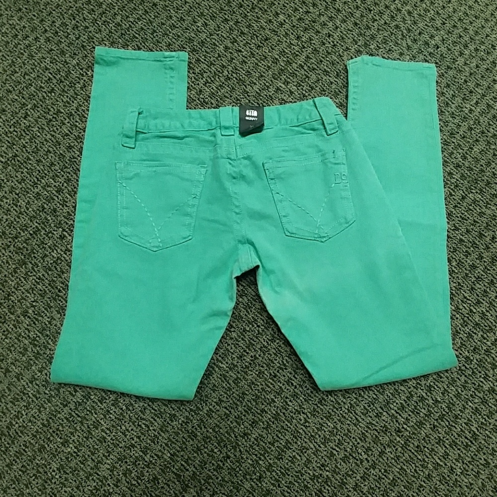 Teal D9 Skinny Jeans