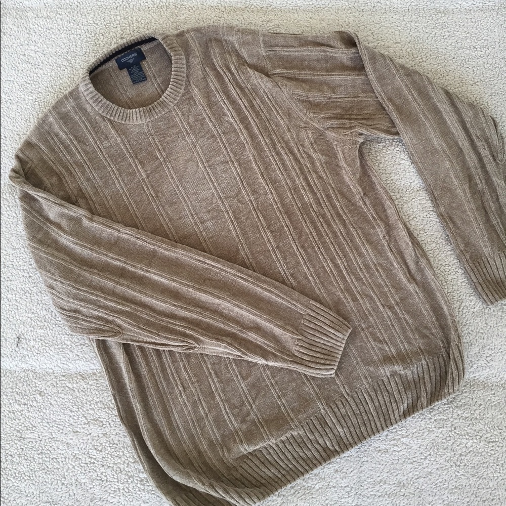 Dockers Tan Ribbed Sweater