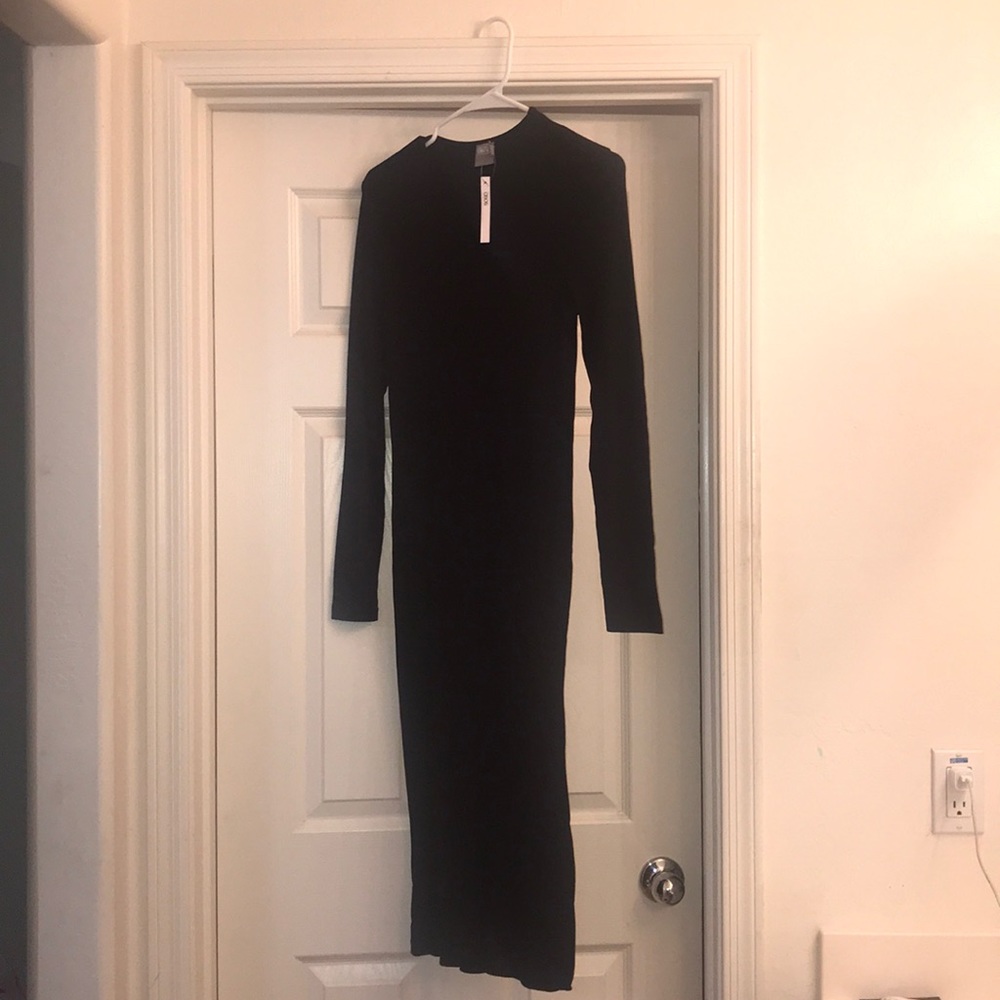 ASOS Black Midi Dress