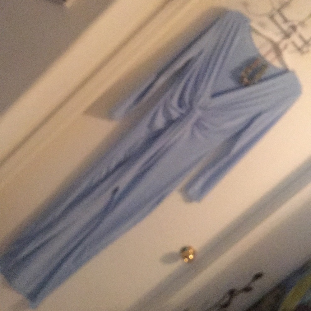 NWOT Robin egg Blue knot tie maxi