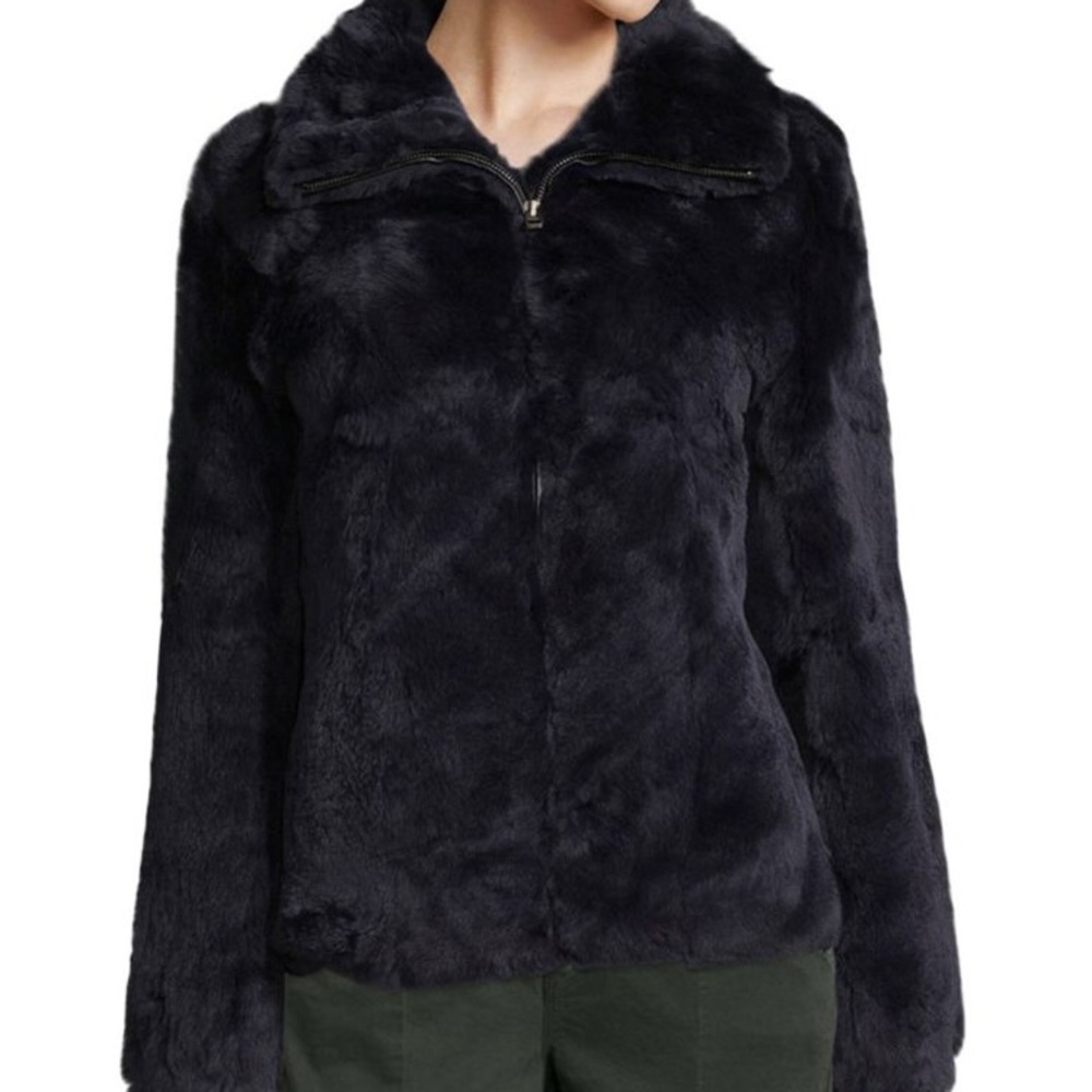 Badey mischka martina fur jacket