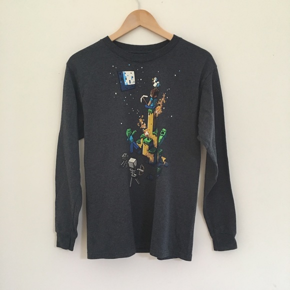 Long sleeve minecraft shirt - Picture 1 of 3
