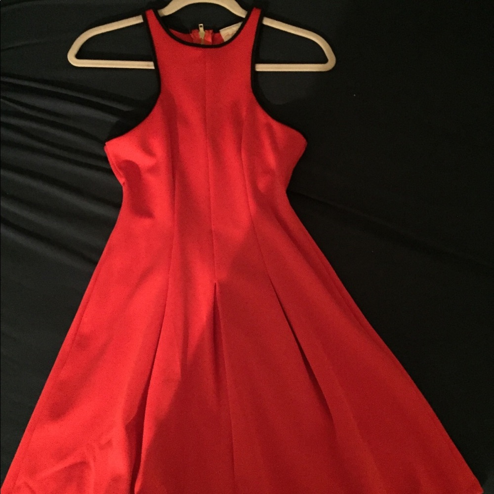 Marilyn Monroe Red Pleated Dress