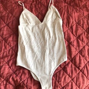 Gray bodysuit