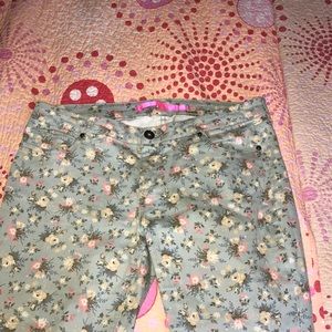 Floral jeans US size 14