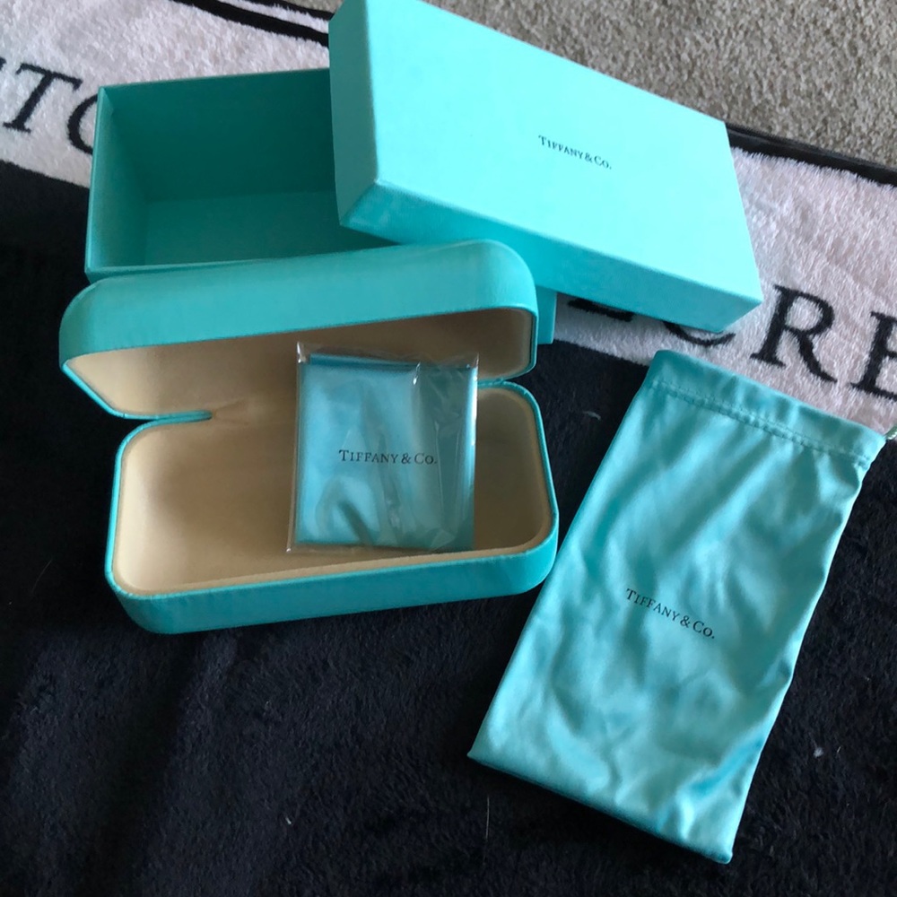 Never Used Authentic Tiffany and Co Sunglass Case
