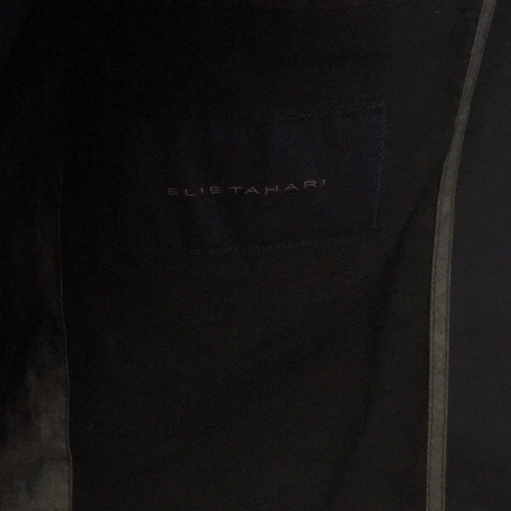 Elie Tahari 2 tone black and navy men’s sz S - Picture 5 of 7