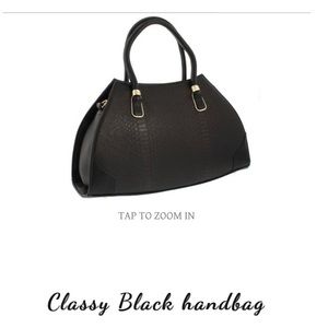 Black hand bag