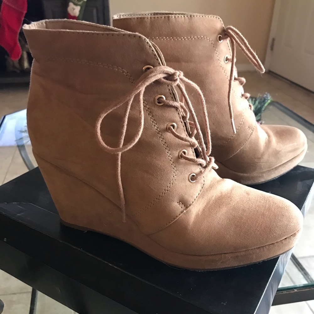 Forever 21 wedge booties