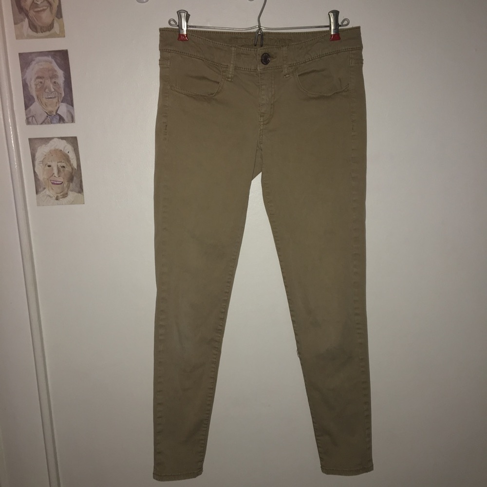 American Eagle Outfitters - Khaki Jeggings