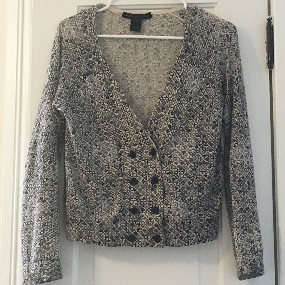 Marc by Marc Jacobs lightweight purple cardigan