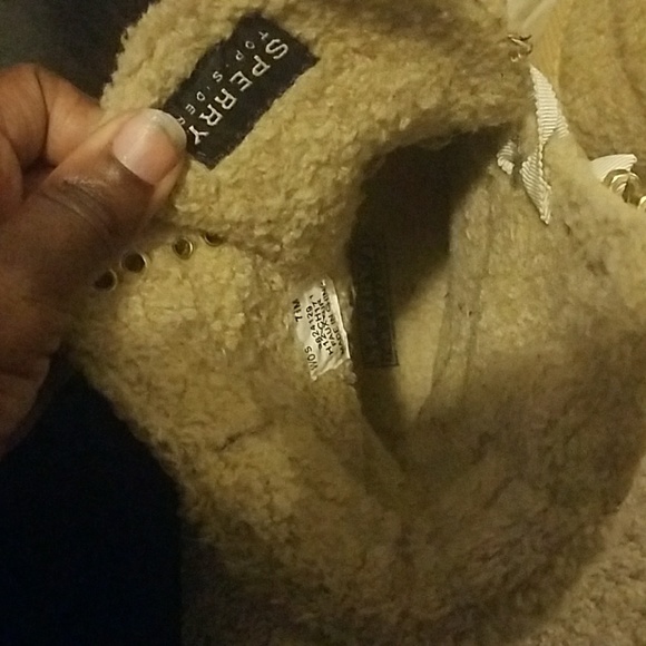 Gorgeous Sperry Tan and Gold Glitter Boots - Picture 4 of 4