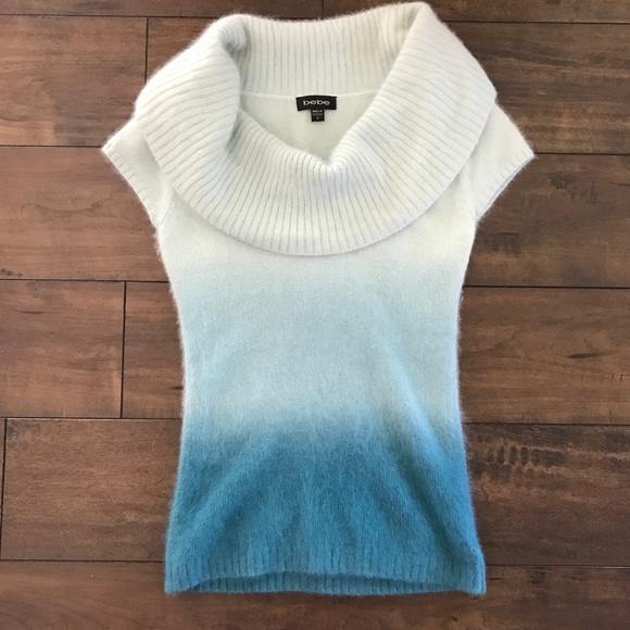 Bebe Sweaters Bebe Angora Blend Ombre Cowl Neck Sweater Poshmark