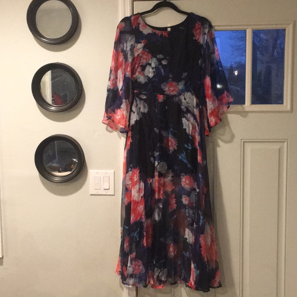 Flower maxi dress