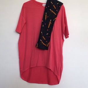 Lularoe Outfit Irma and OS Leggings