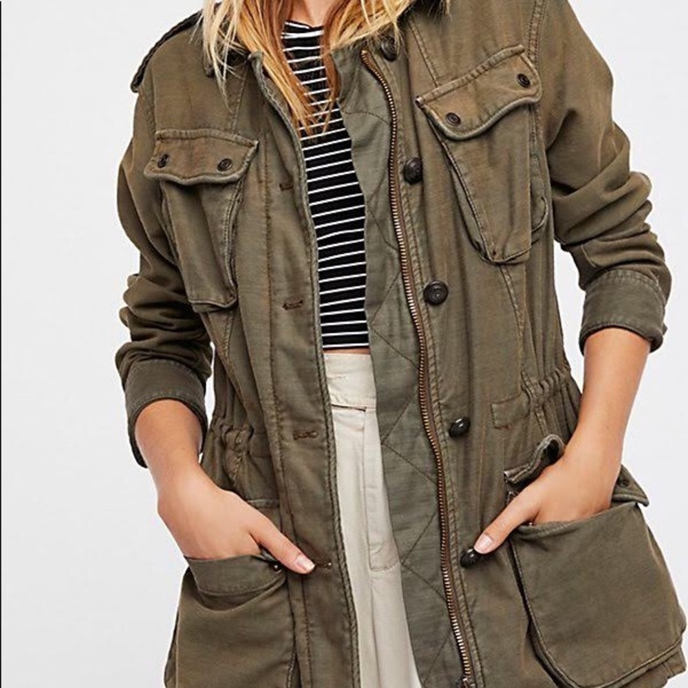 SOLD Free People Not Your Brothers Surplus Jacket - Picture 2 of 7