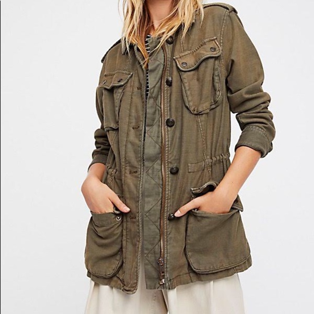 SOLD Free People Not Your Brothers Surplus Jacket - Picture 4 of 7