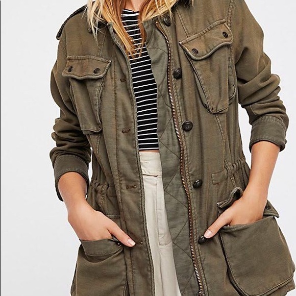 SOLD Free People Not Your Brothers Surplus Jacket - Picture 2 of 7