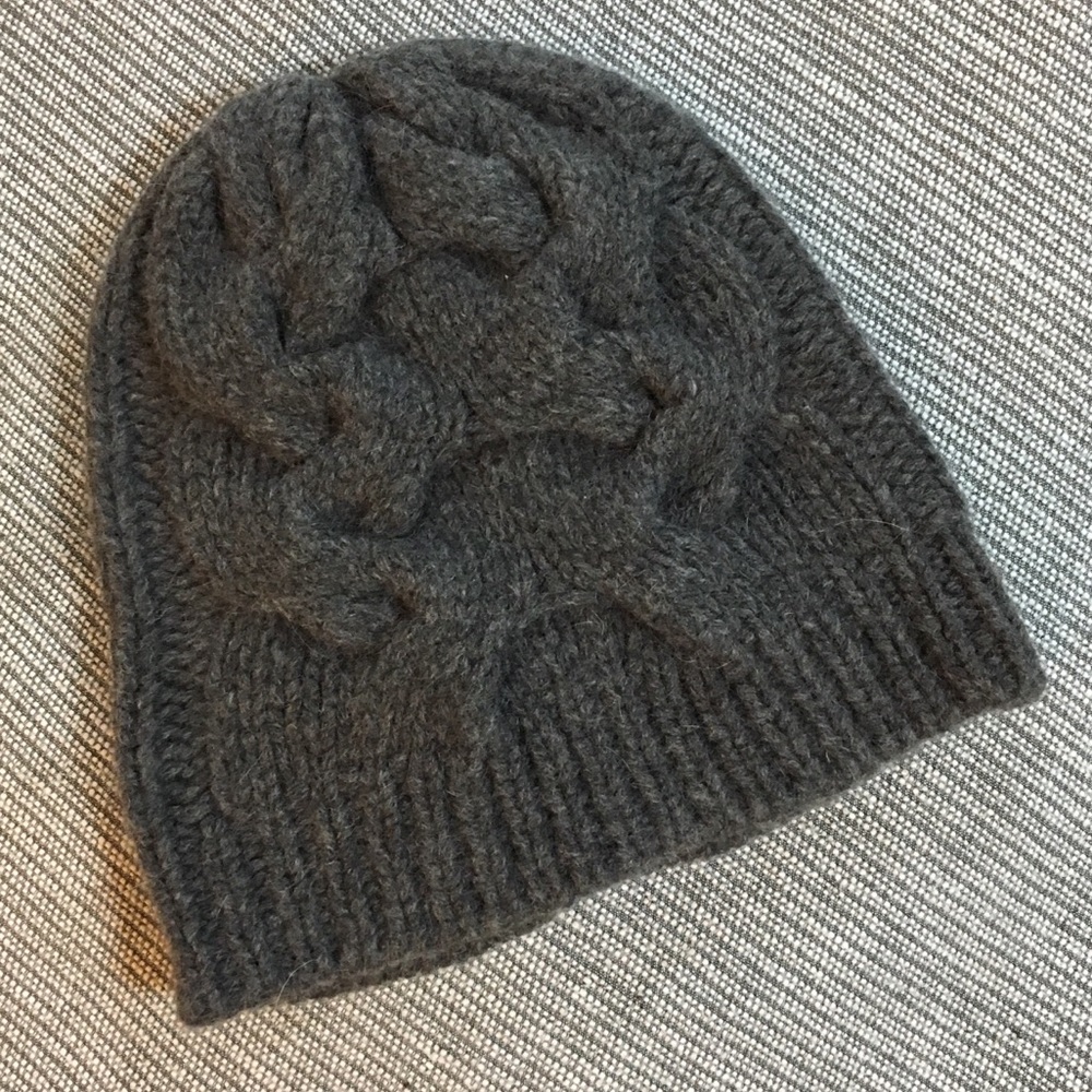 💟SOLD💟 All Saints Knit Beanie - Dark Grey - Wool