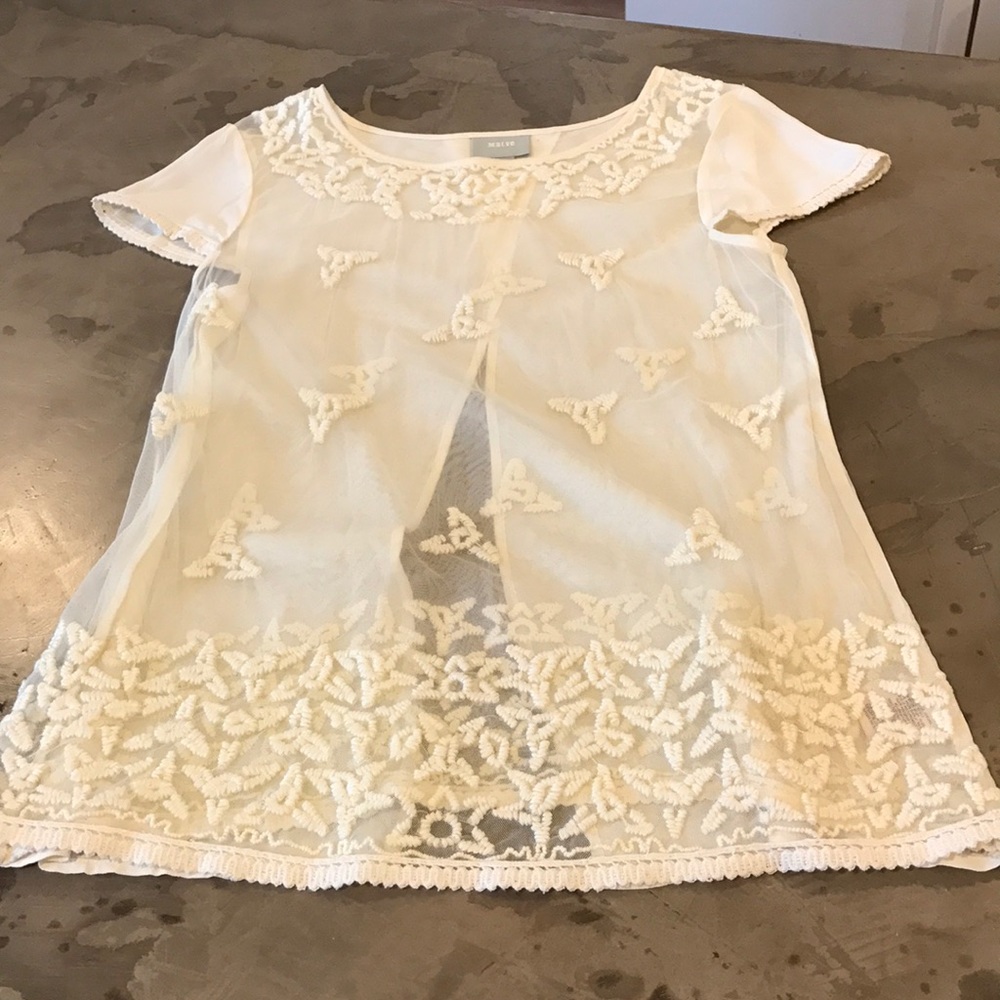 Beautiful top from Anthropologie (Maeve)