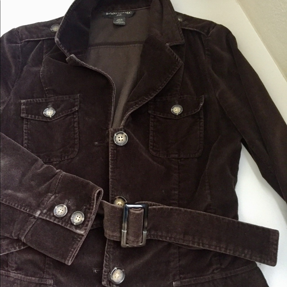 Banana Republic Velvet Blazer