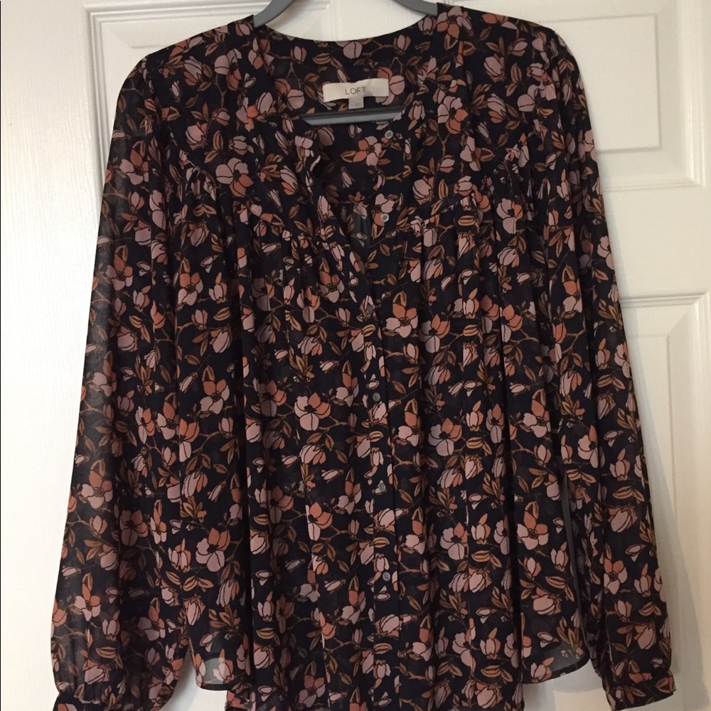 LOFT Poets Blouse
