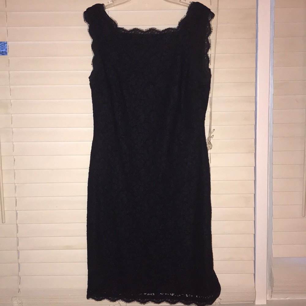 Navy Lace Cocktail Dress