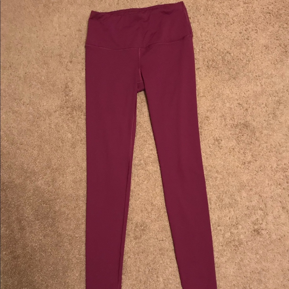 90 Degree Maroon Leggings