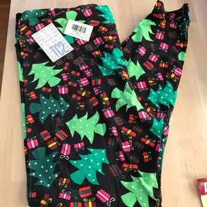 Lularoe Christmas Leggings TC2