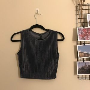 Velvet Sleeveless Top