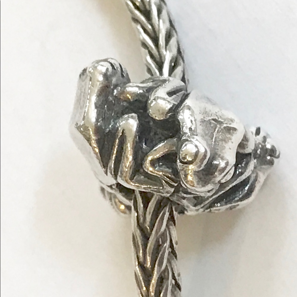 Trollbeads Authentic Four Frogs Big Bead