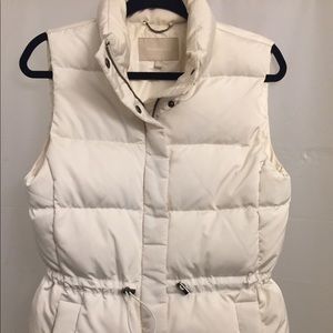 Banana republic Warm vest water resistant white