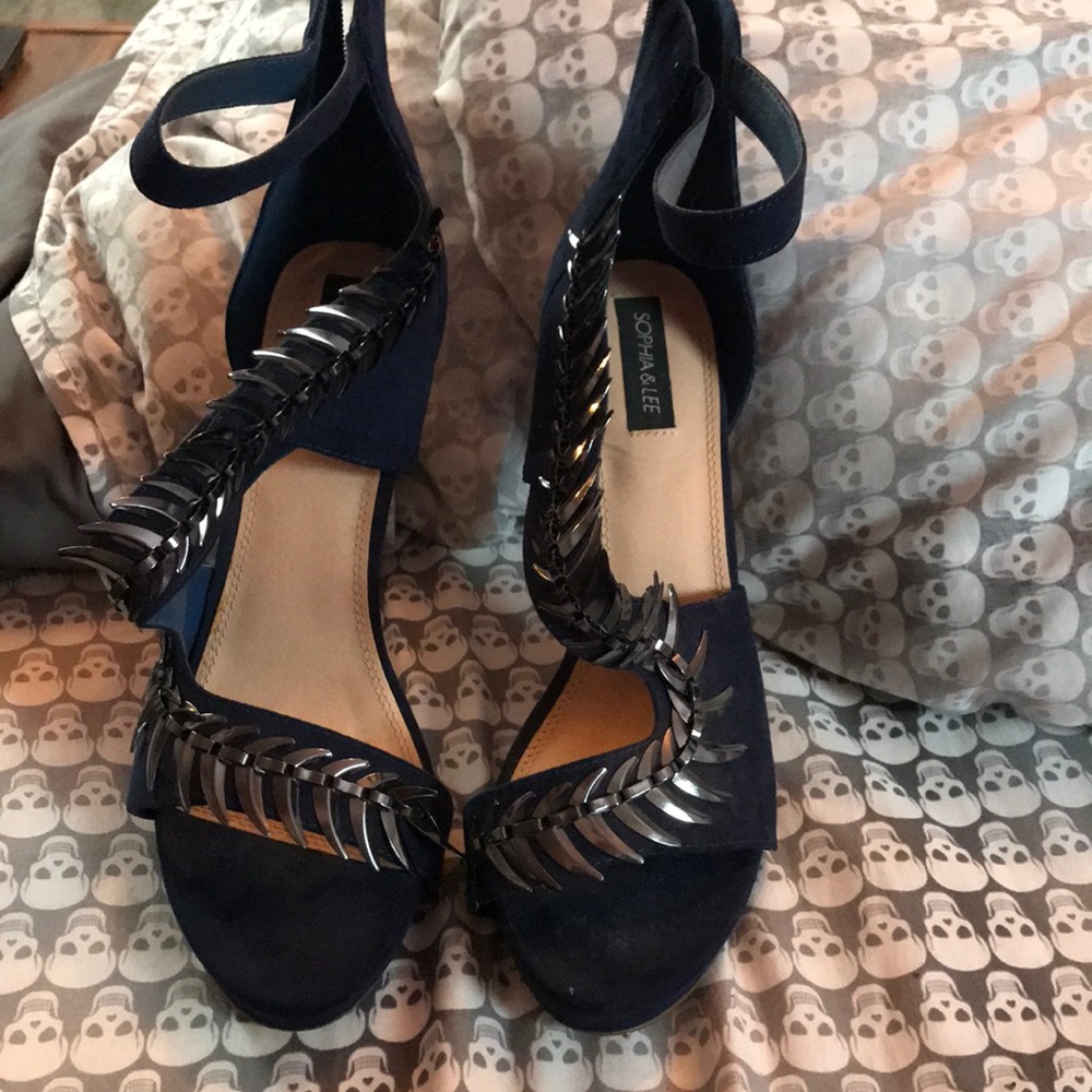Sophia & Lee Blue Heels