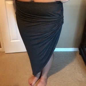 Gray Charlotte Russe skirt