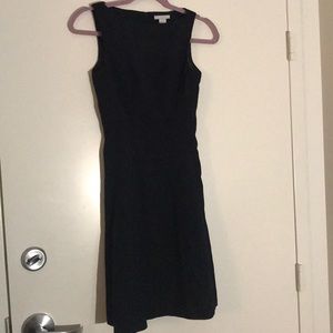 Navy Polka-dot Business Casual Dress Size 2