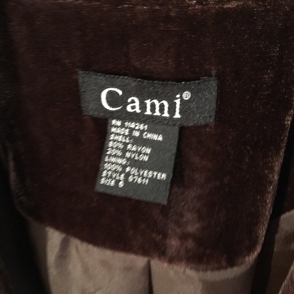 3 for $20 Cami velour blazer - Picture 3 of 3