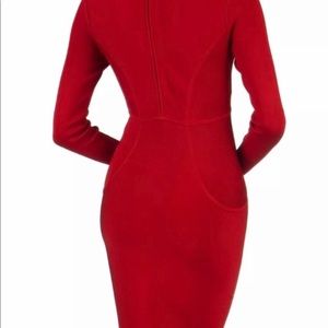 Ted Baker Red Aspin Celebrity bodycon Dress