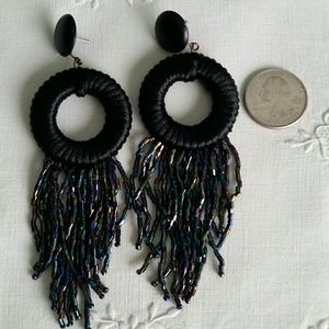 Black earrings