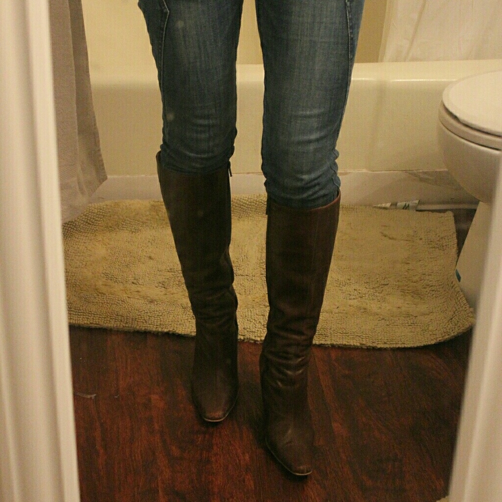 J crew knee high boots