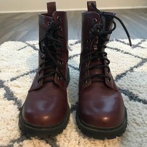Combat Boots from H&M DIVIDED