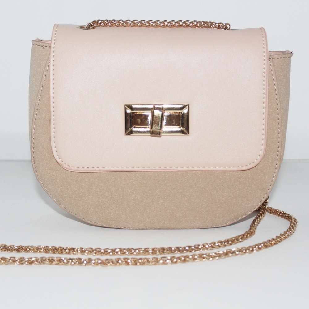Blush Gold Pocket Mini Purse