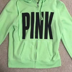PINK zip up hoodie