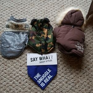 Doggie winter jacket bundle