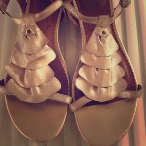 Indigo by Clark’s Gold Sandals