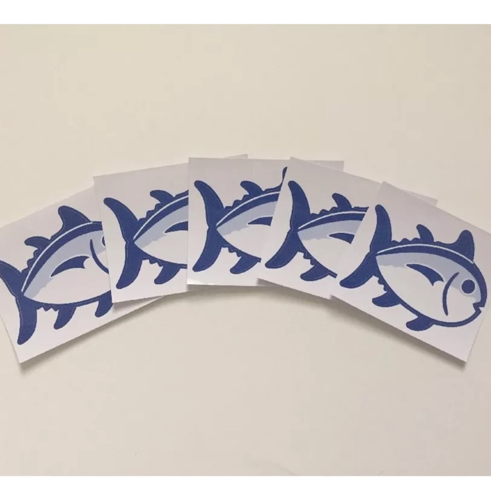 Lot of 5 Southern Tide Skipjack Stickers Decals
