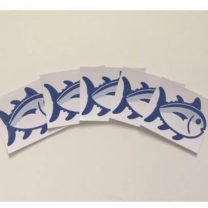 Lot of 5 Southern Tide Skipjack Stickers Decals
