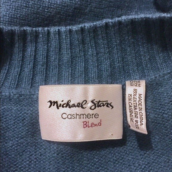 Michael Stars Womens Medium Cashmere Blend Sweater - Picture 4 of 4