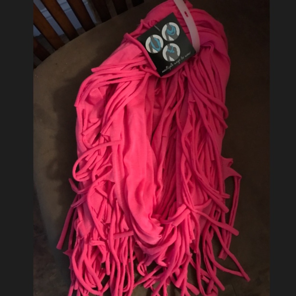 Hot Pink Infinity Scarf